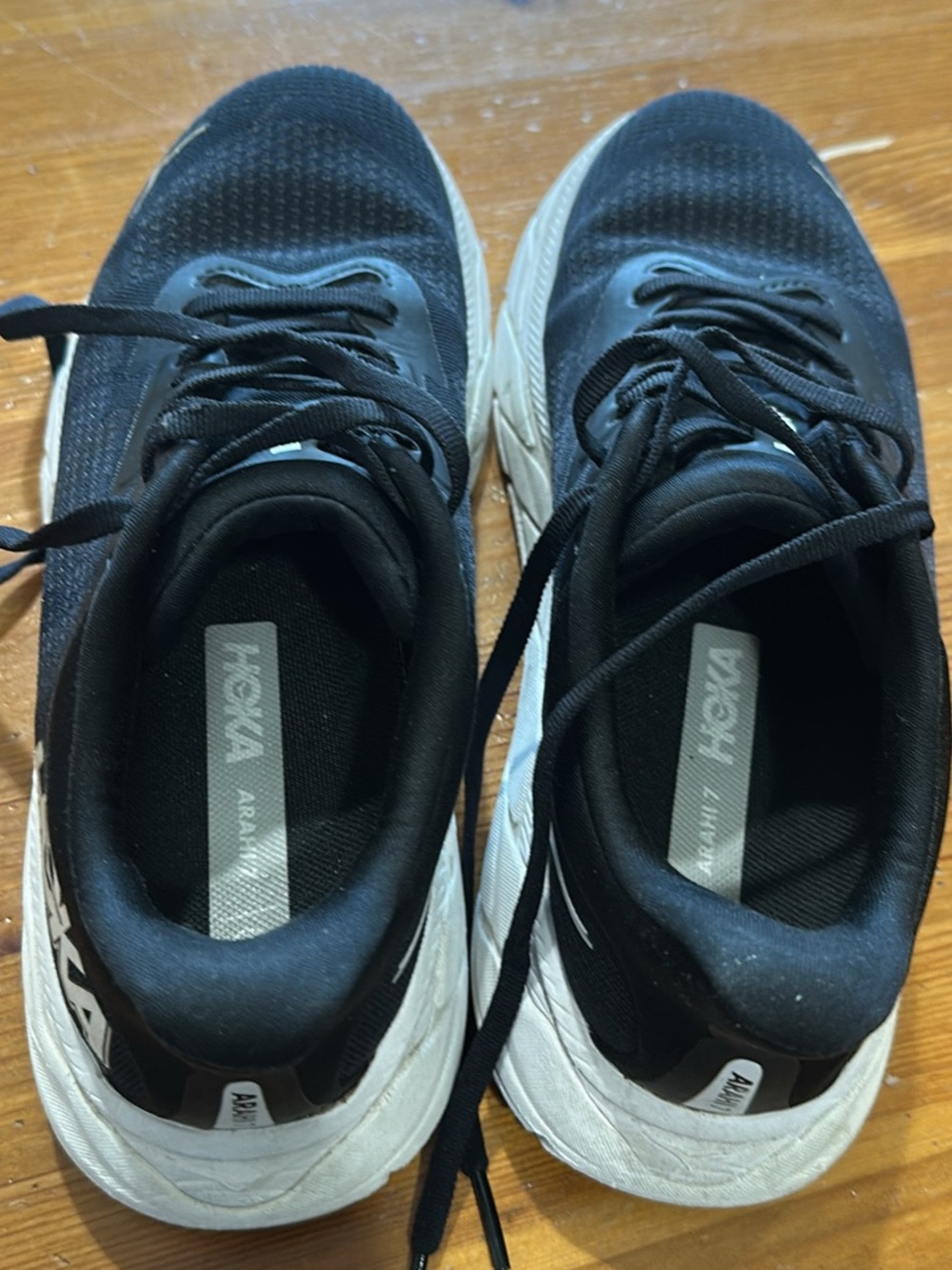 Hoka ARAHI 7 Black Running Shoes Women’s 7.5D - Picture 2 of 6